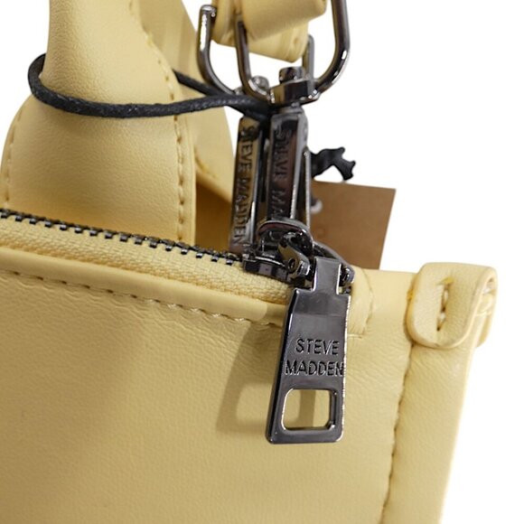 Steve Madden Butter Yellow Adjustable Crossbody Bag Preppy Minimalist Y2K Trendy - Picture 11 of 15